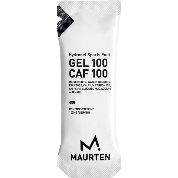 Maurten Gel 100 Caf 100 1 Gel x40 Gr - Unique Energy Gel with Hydrogel Technology. Gluten Free / Vegan