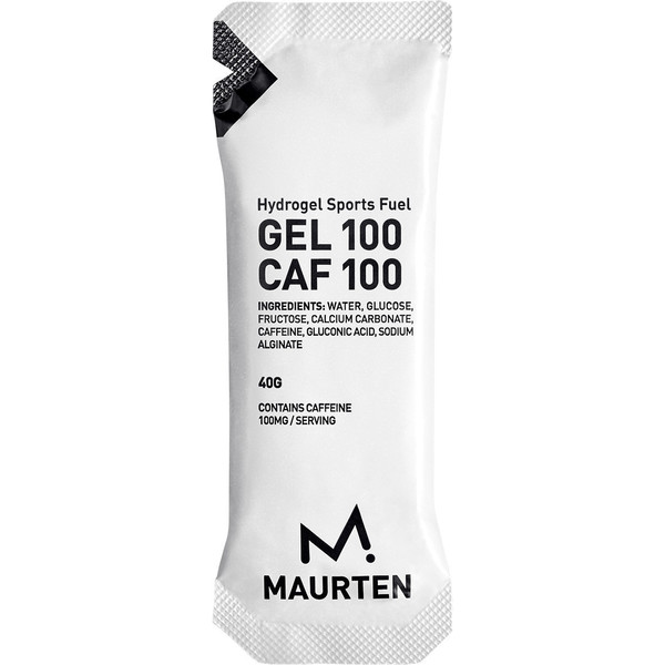 Maurten Gel 100 Caf 100 1 Gel x40 Gr - Einzigartiges Energiegel mit Hydrogel-Technologie. Glutenfrei / Vegan