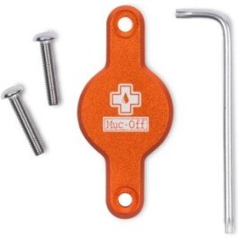 Muc-off Soporte Secure Tag Para Localizador Apple Airtag Al Portabidon Naranja