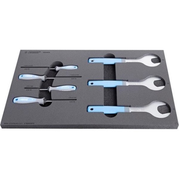 Unior Kit Herramientas En Bandeja Para Banco De Trabajo Sos (7 Piezas)
