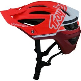 Troy Lee Designs A2 MIPS Silhouette Red M/L - Casco Ciclismo