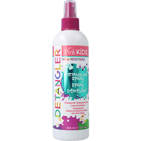 Luster Pink Kids Detangler Spray Leave-In Acondicionador 12oz/355 ml