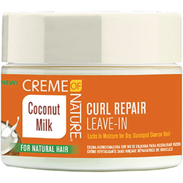 Creme Of Nature Coconut Milk Curl Reapir Leave In 326g