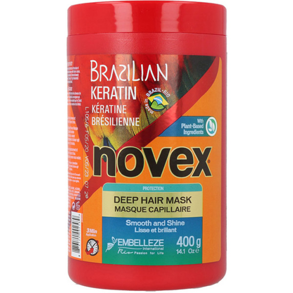Novex Brazilian Keratin Mascarilla Capilar 400 Ml