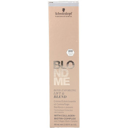 Schwarzkopf Blondme Aclaración Y Tonalización Reforzadora De Puentes 60 Ml Color Lb Hielo Irisado