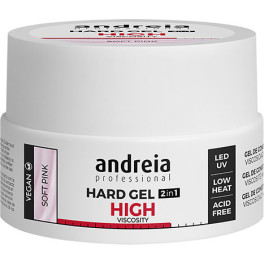 Andreia Professional Hard Gel High Viscosity Soft Pink 22 G