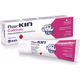Creme dental de cálcio Kin Fluor 75 ml unissex