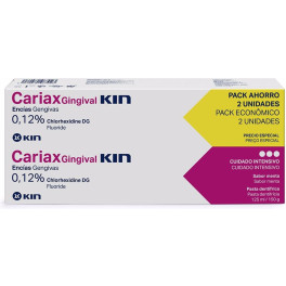 Kin Cariax Gingival Dentifrice Lot 2 Pièces Unisexe