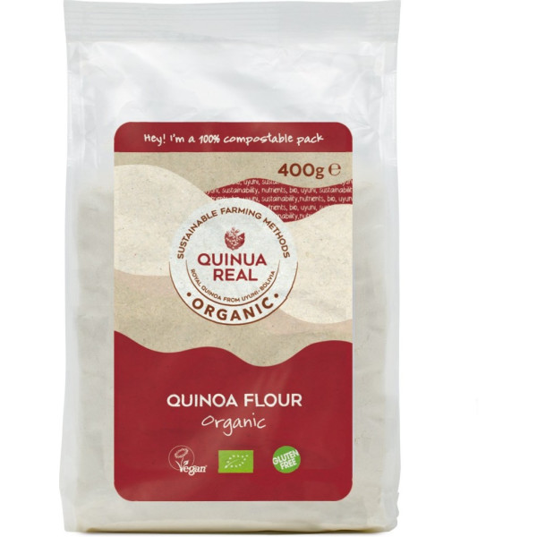 Quinoa Real Farinha de Quinoa Real Bio 100% Sem Plástico