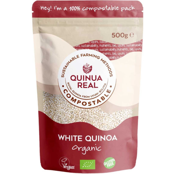 Quinua Real Grano Blanco De Quinoa Real Bio 100% Plastic Free