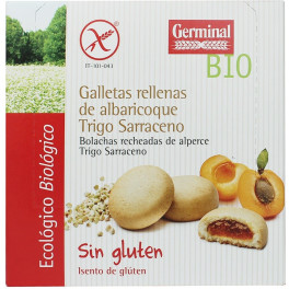Germinal Galletas Sin Gluten De Trigo Sarraceno Rellenas De Crema De Albaricoque