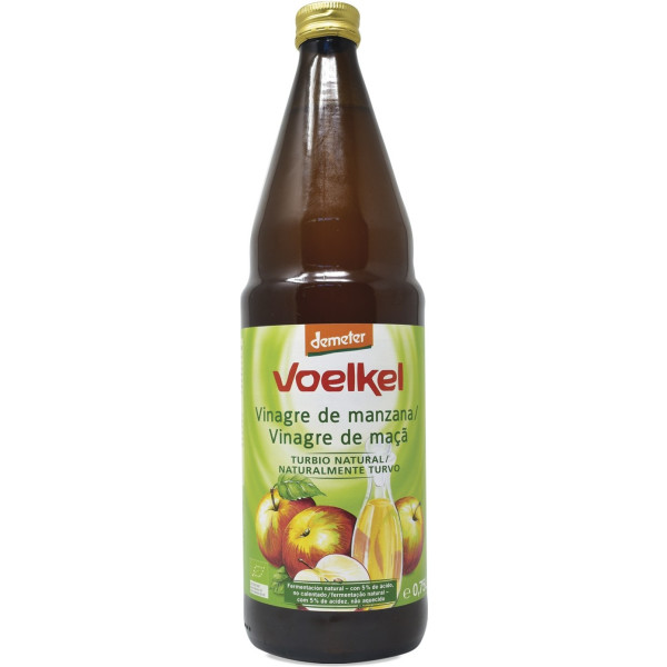 Aceto di sidro di mele biologico Voelkel non filtrato