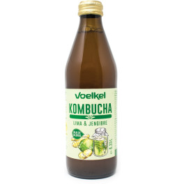 Voelkel Kombucha Citron Vert Et Gingembre Bio 330ml