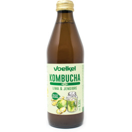 Voelkel Kombucha Limão e Gengibre Bio 330ml