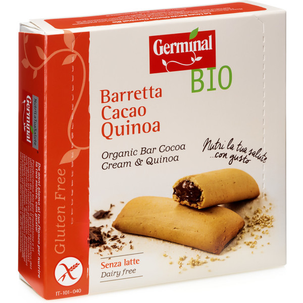 Germinal Glutenfreier Quinoa-Riegel, gefüllt mit Kakao