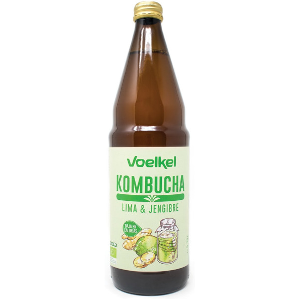Voelkel Kombucha Citron Vert Et Gingembre Bio 750ml