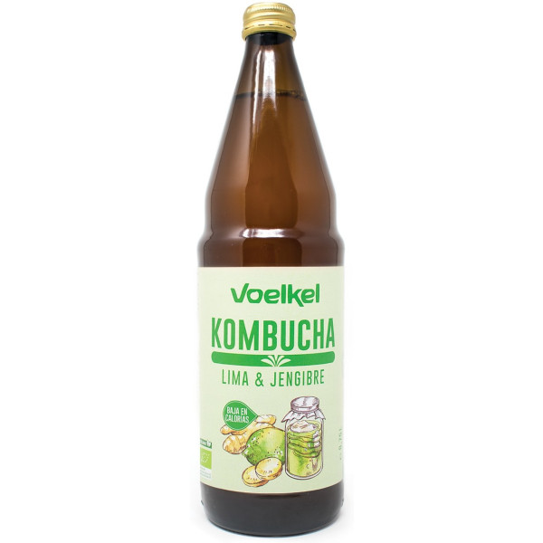 Voelkel Kombucha Lime E Zenzero Bio 750ml