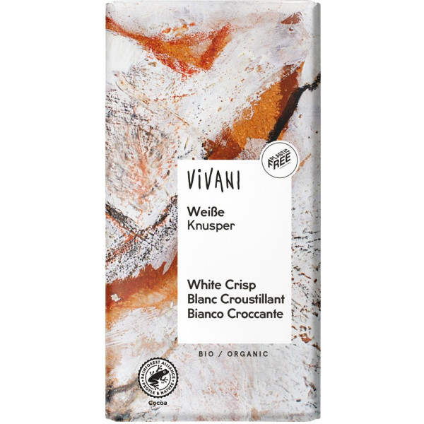 Vivani Chocolate Branco Com Bio Arroz Tufado