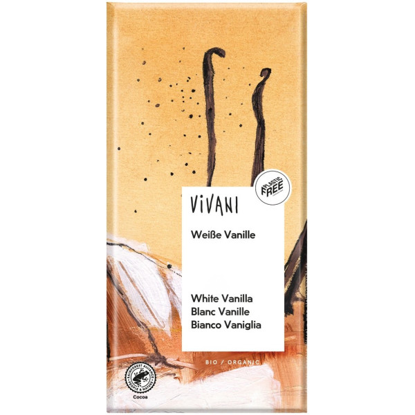 Chocolat Blanc Vivani à la Vanille Bourbon Bio