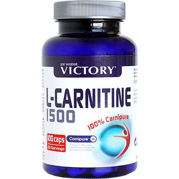 Victory L-Carnitine 1500 - 100% Carnipure - 100 Cápsulas