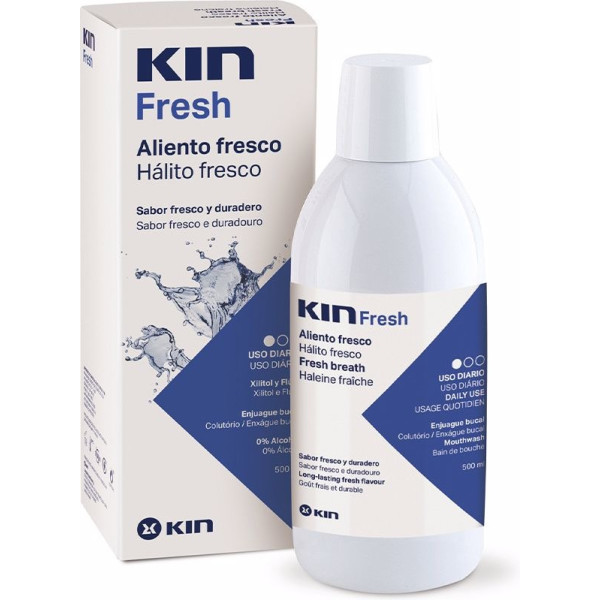 Kin Fresh Aliento Fresco Enjuague Bucal 500 Ml Unisex