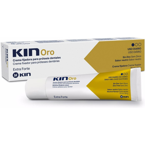 Kin Oro Fixiercreme für Zahnersatz 75 ml Unisex