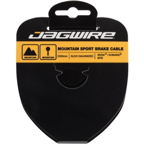Jagwire Cable Brake Cable Mtb Sport Slick Galvanisé 1.5x2000mm Sram/shimano