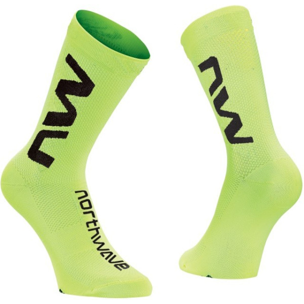Northwave Calcetines Extreme Air Amarillo Fluo-negro