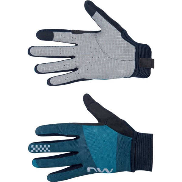 Northwave Long Gloves Air Lf Bleu-Gris
