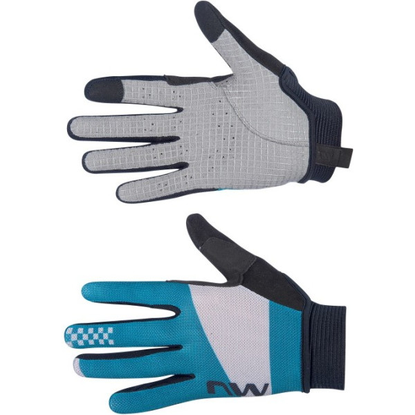 Northwave Long Gloves Air Lf Femme Bleu-Gris