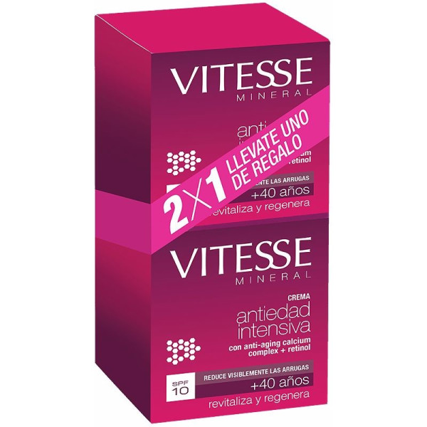 Vitesse Intensive Anti-Aging Spf10 Duplo 2 x 50 ml Unisex