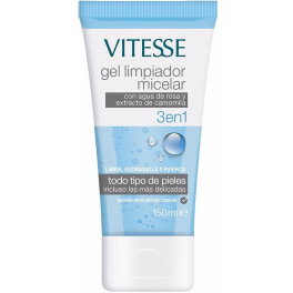 Gel de limpeza micelar Vitesse 3 em 1 150 ml unissex