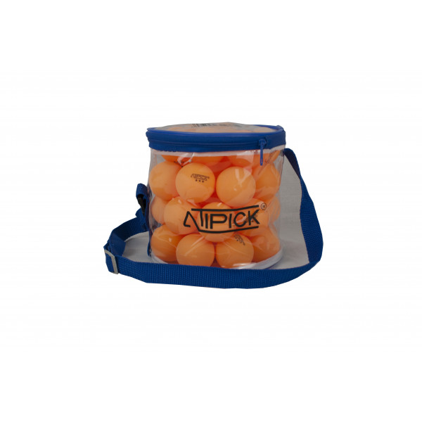 Atipick Sachet 36 Balles de Ping-pong Orange
