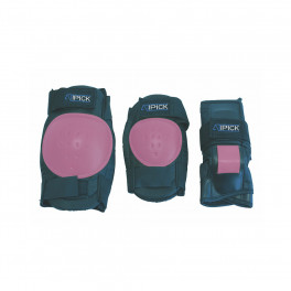 Atipick Set Protecciones Patinaje Junior Rosa