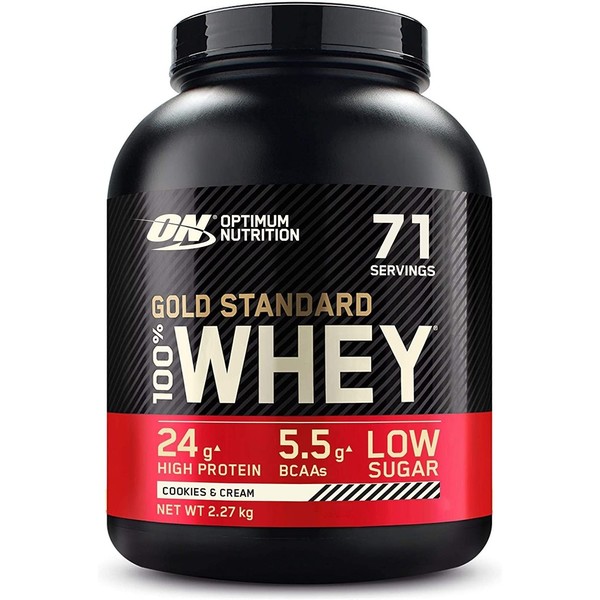 Optimum Nutrition Proteína On 100% Whey Gold Standard 5 Lbs (2,27 Kg)