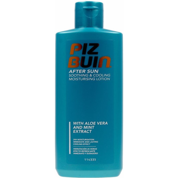 Piz Buin Lotion Hydratante Apaisante Et Rafraîchissante Après Soleil 200 Ml Unisexe