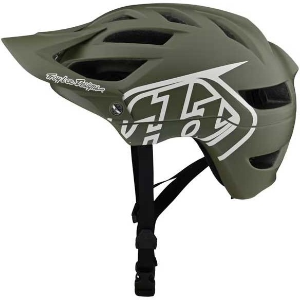 Troy Lee Designs A1 Casco Drone Steel Verde M/L - Casco Ciclismo-image