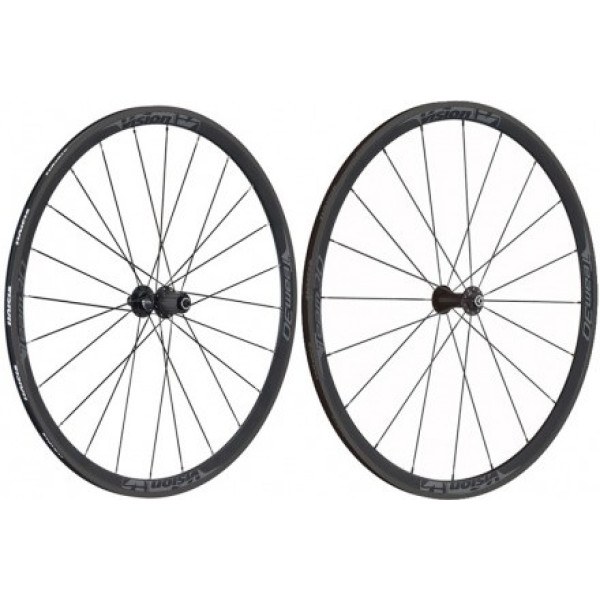 Vision Team 30 Disc Centerlock Wheelset Tubeless Ready 24x24 Shimano 11sp Tubeless Ready Tyre