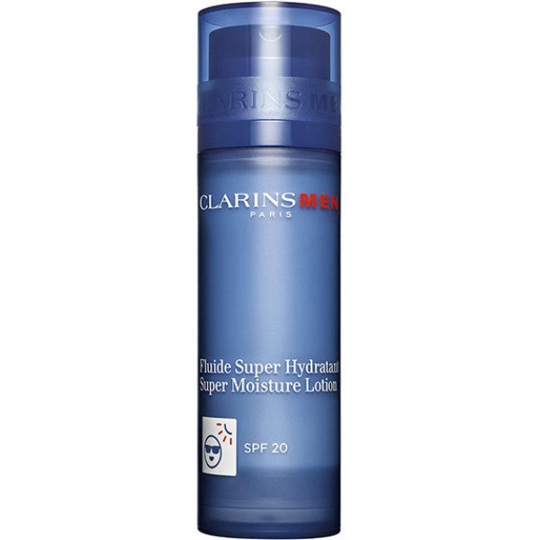 Clarins Men fluide Super idratante SPF20 50 ml Uomo