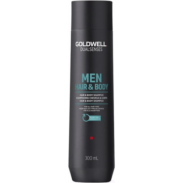 Goldwell Dualsenses Shampoo masculino para cabelo e corpo 300 ml unissex