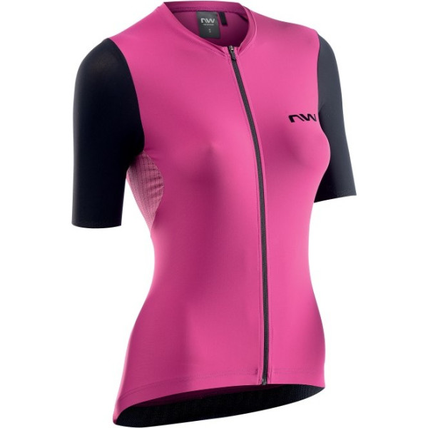 Northwave Short Sleeve Jersey Extreme Woman Pink-black