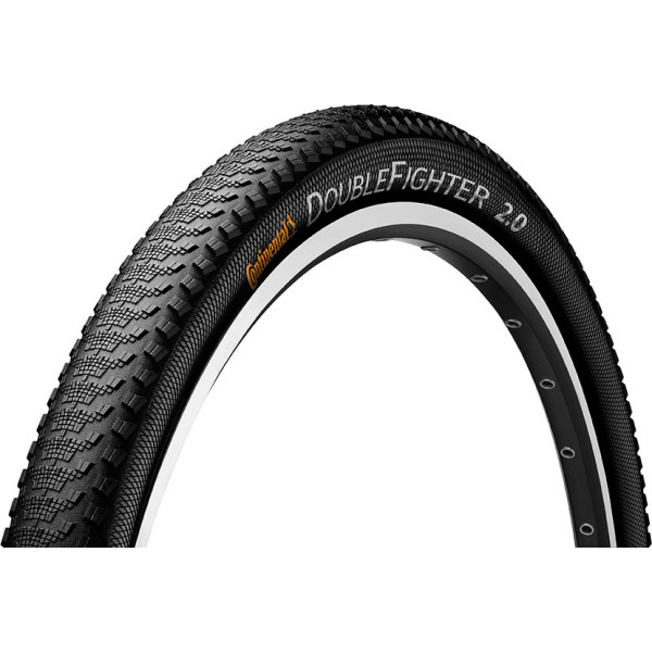 Continental Cubierta Doublefighter Iii Blackblack Rigida Reflex 24 24x20