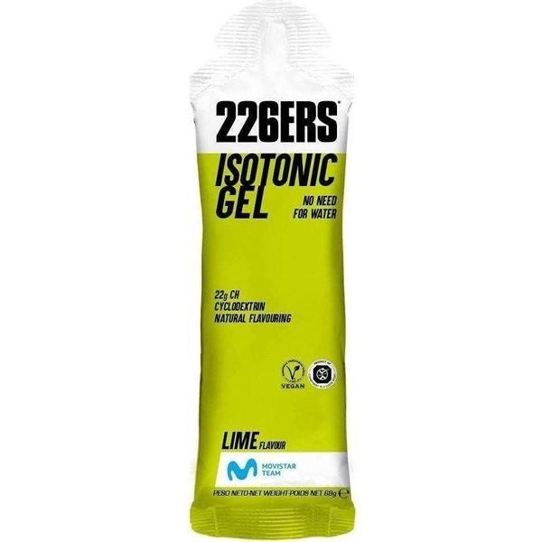 226ERS ISOTONIC GEL 1 gel x 60 Ml: Gel Energético Isotónico - Sin Gluten - Vegano - Con Ciclodextrina, Aromas Naturales y Stevia - Realmente Isotónico