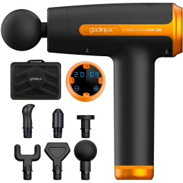 Gridinlux Fitness Gun 280 Pistola De Masaje Muscular Por Técnica Percutiva. 20 Velocidades.