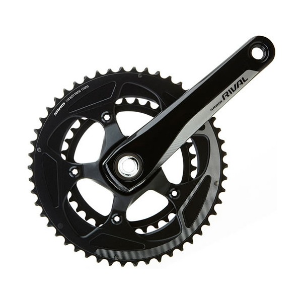 Sram Rival22 Gierkurbel BB30 110 BCD 172,5 mm 52-36 Zähne Schwarz