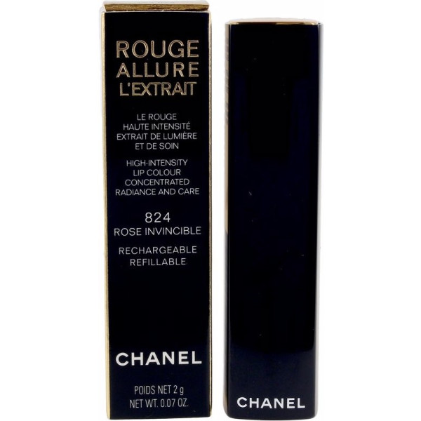 Chanel Rouge Allure L'Ertait Lipstick Rose Invincible-824 1 U Unisex