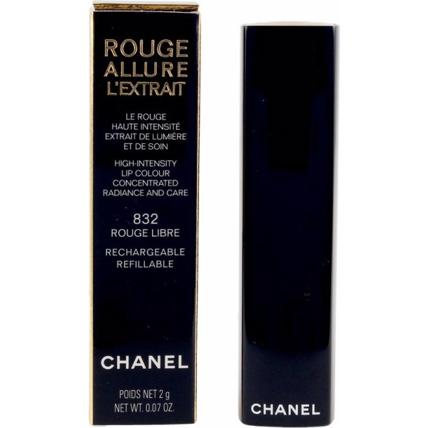 Chanel Rouge Allure L'Ertait Rouge à Lèvres Rouge Libre-832 1 U Unisexe
