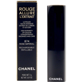 Chanel Rouge Allure L'Ertait Lipstick Rose Imperial-874 1 U Unisex