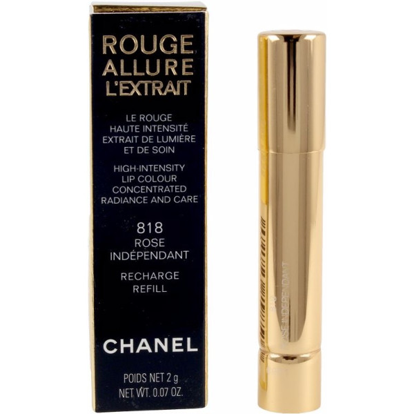 Chanel Rouge Allure L'Estait Lipstick Recharge Rose Independing-818 1 U Unisex
