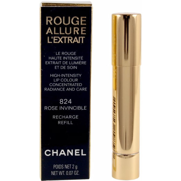 Chanel Rouge Allure L'Estait Lipstick Recarge Rose Invincible-824 1 U Unisex